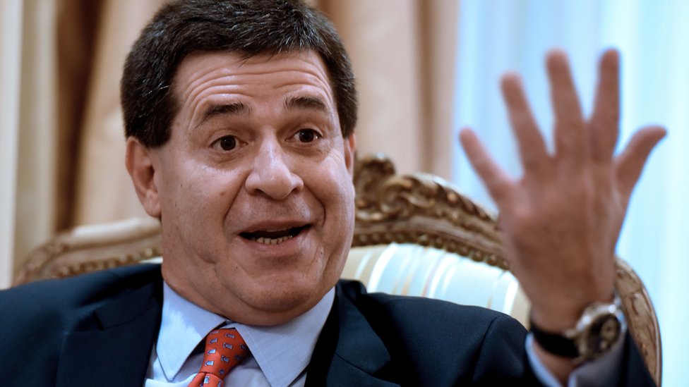 Paraguayan President Horacio Cartes