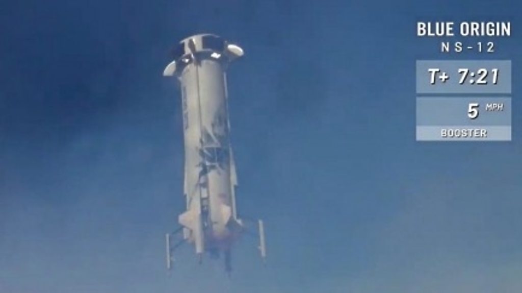 Space Blue Origin 'Amazon' rocket tests ahead of tourist space flights