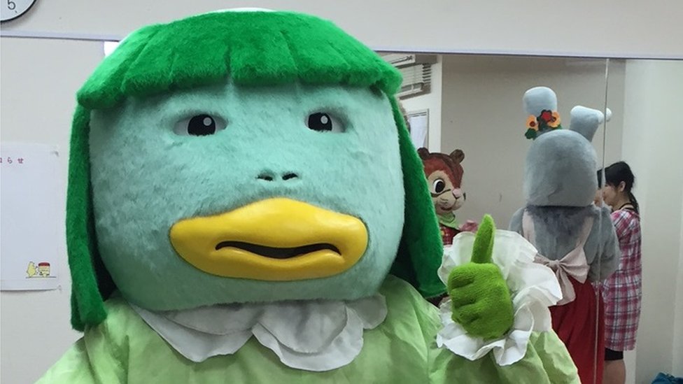 The Training School For Japans Mascots Cbbc Newsround