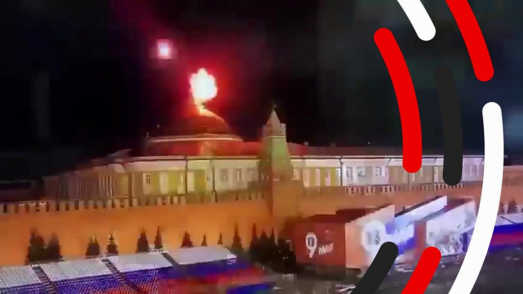 Ros Atkins on... the videos showing 'Kremlin attack'