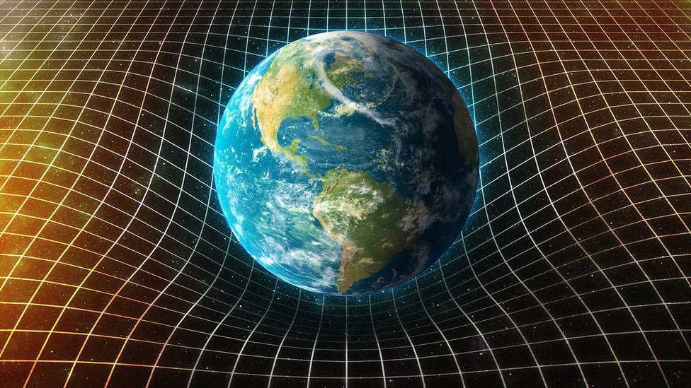 La tierra en el continuo espacio-temporal