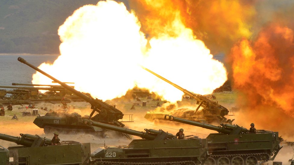 Latihan militer Korea Utara