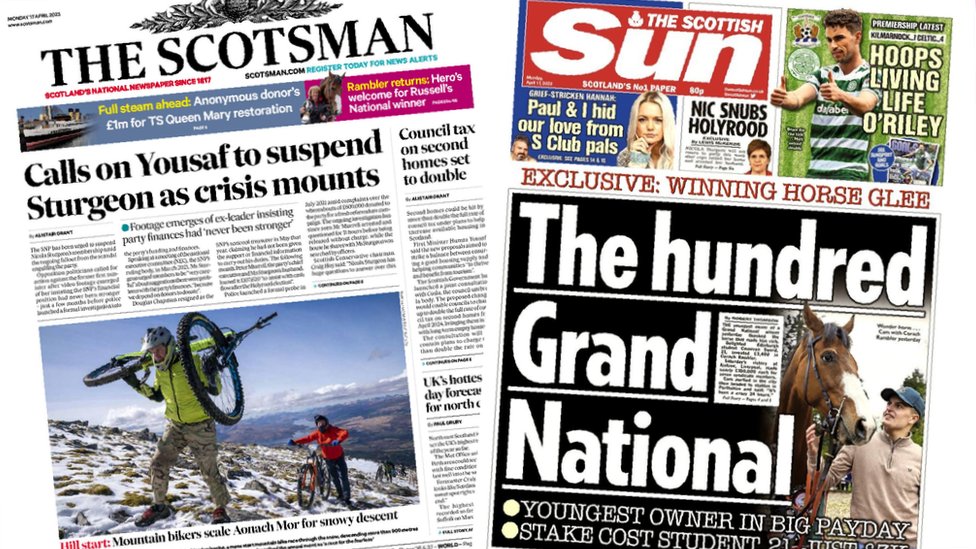 Sturgeon suspension call and Grand National winner