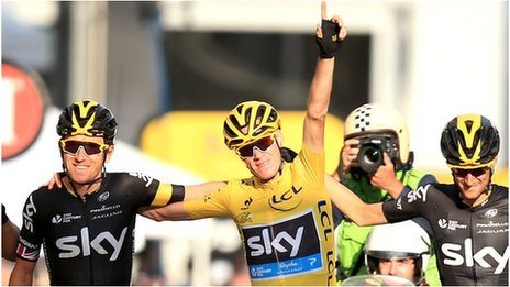 Froome completes historic Tour win