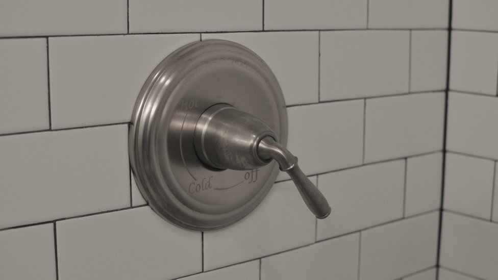 Manecilla del agua de la ducha