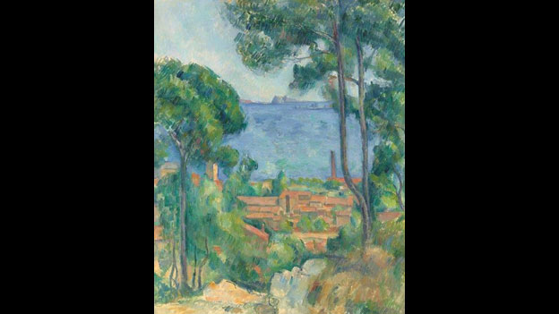 Tableau Paul Cézanne - Vue Du Domaine Saint-Joseph - Toile Encadrée Prête à Accrocher