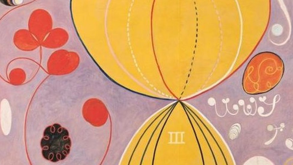 跨界艺术：抽象派女画家与灵媒创作神秘作品- BBC 英伦网