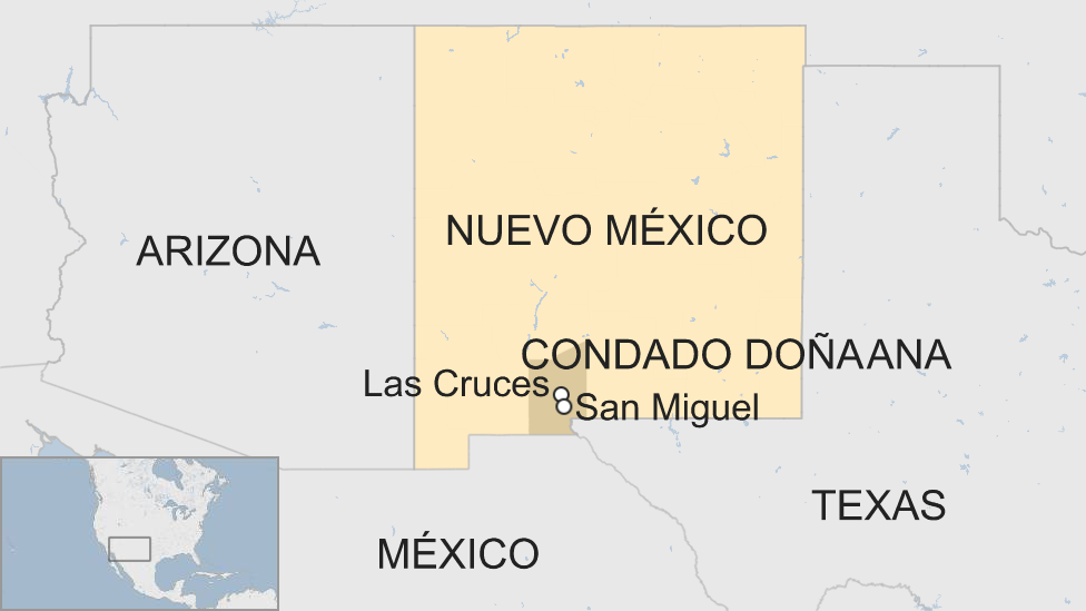 Mapa Nuevo México