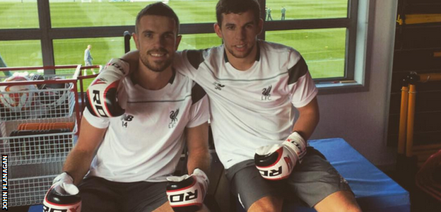 John Flanagan and his captain Jordan Henderson have been happy sparring partners 