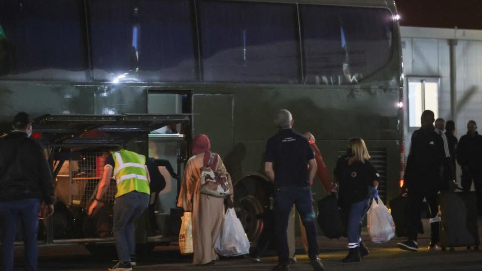First UK rescue flight from Sudan lands in Cyprus