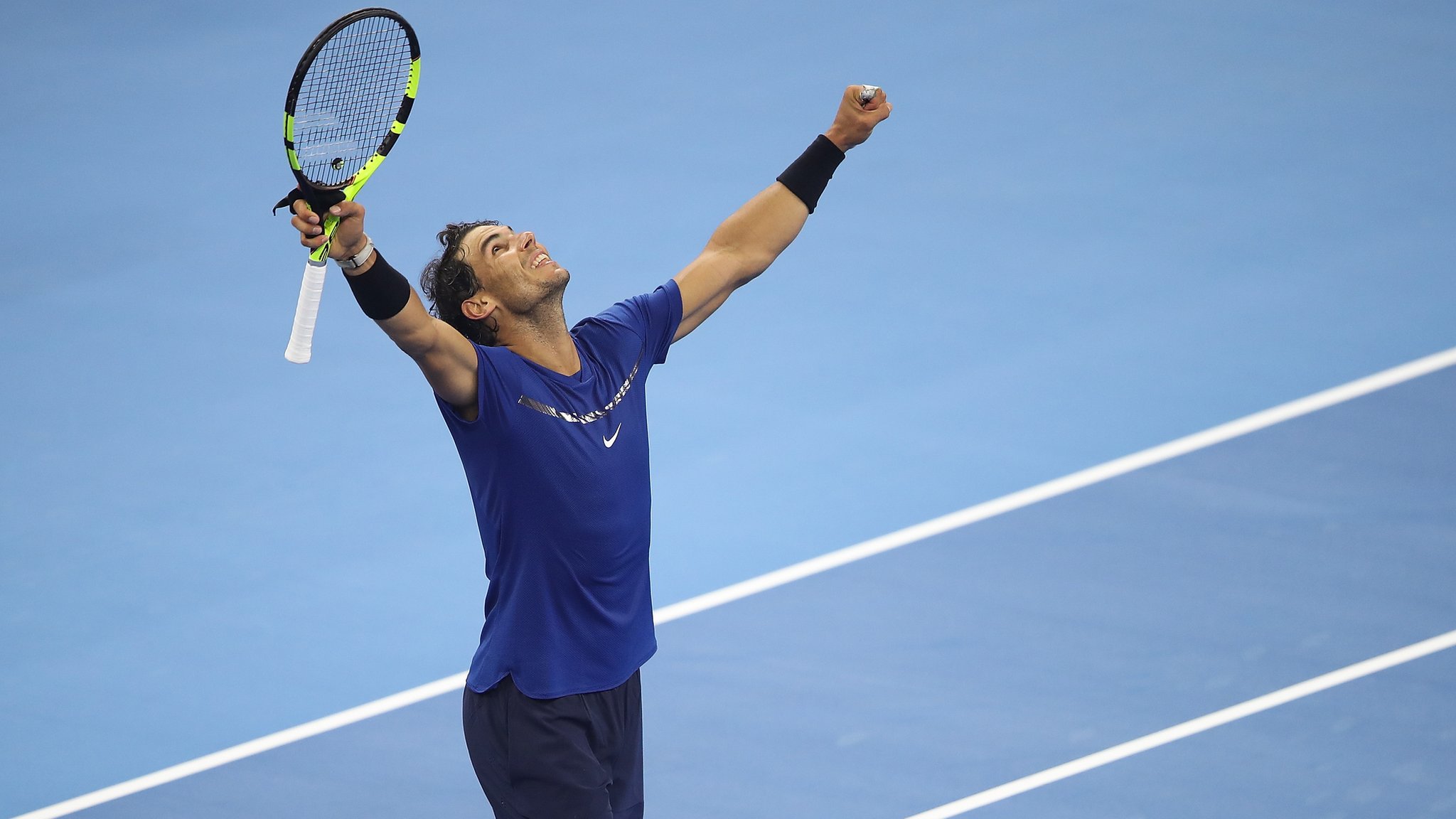 Nadal wins sixth title of 2017 after Kyrgios meltdown