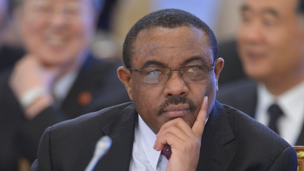 Ethiopian Prime Minister Halemariam Desalegn attends the G20 summit in St Petersburg, Russia, in September 2013.