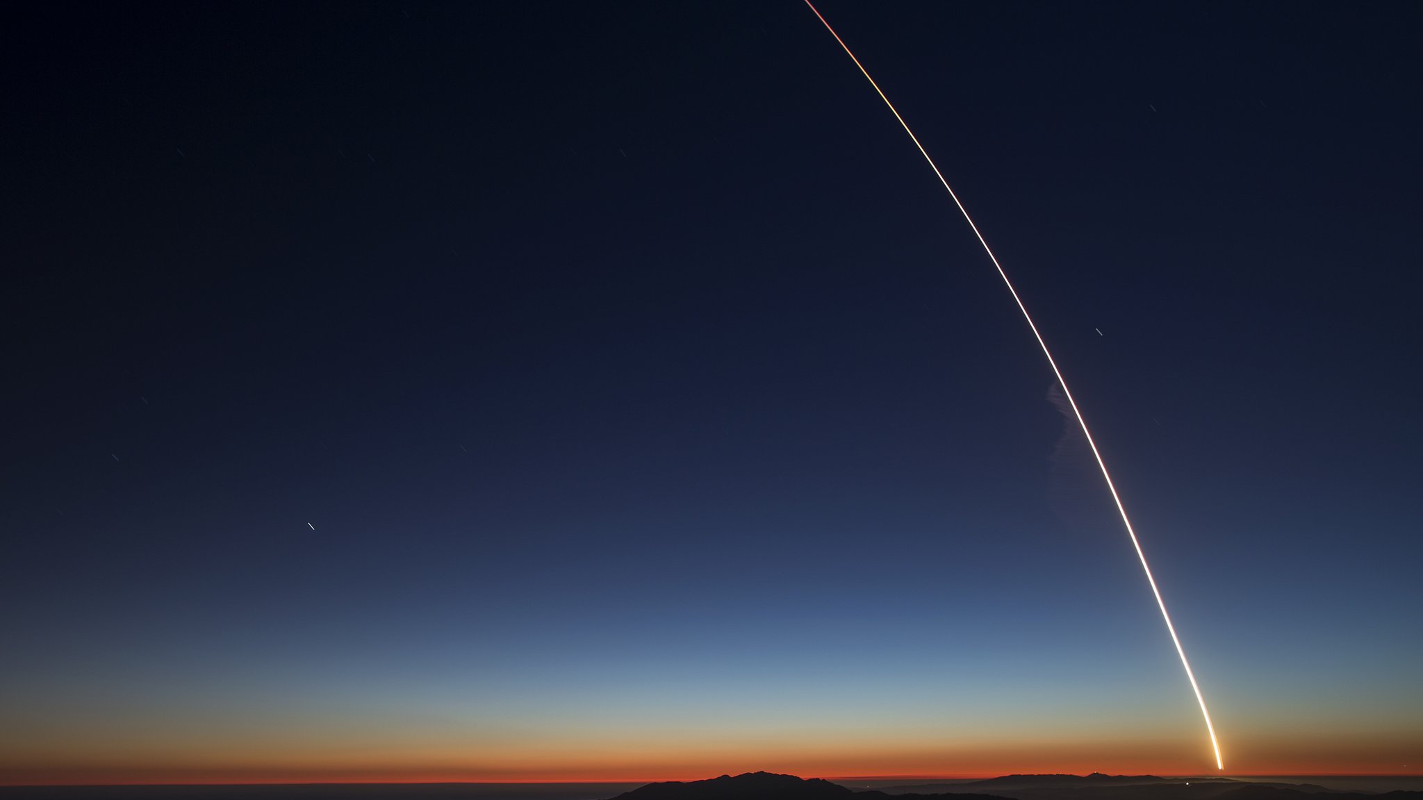 Elon Musk's SpaceX rocket lights up California sky
