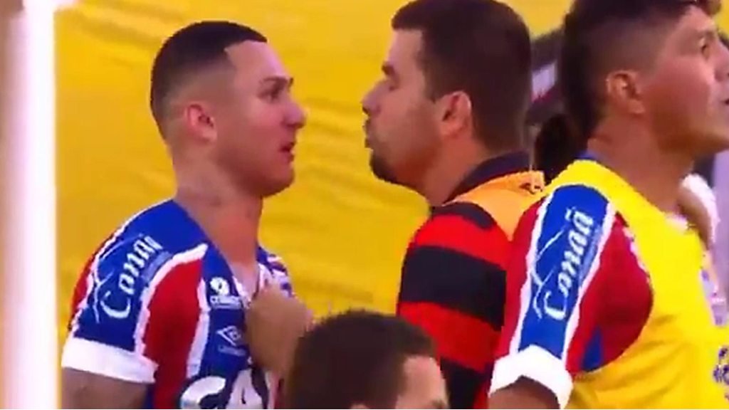 Ten red cards and eight yellows in Brazilian football match after team brawl