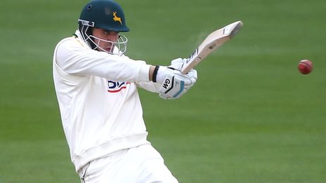 Hales hits big hundred for Notts