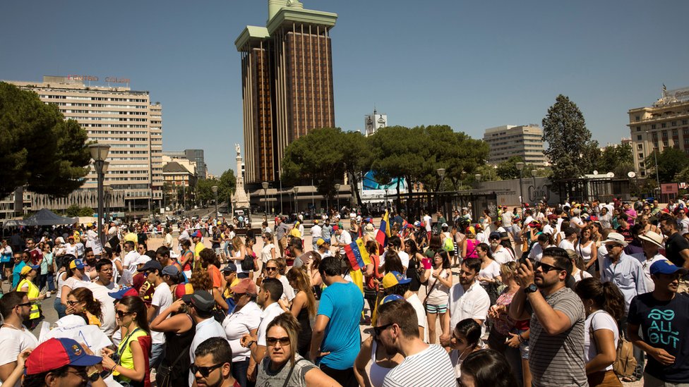 Venezolanos en Madrid