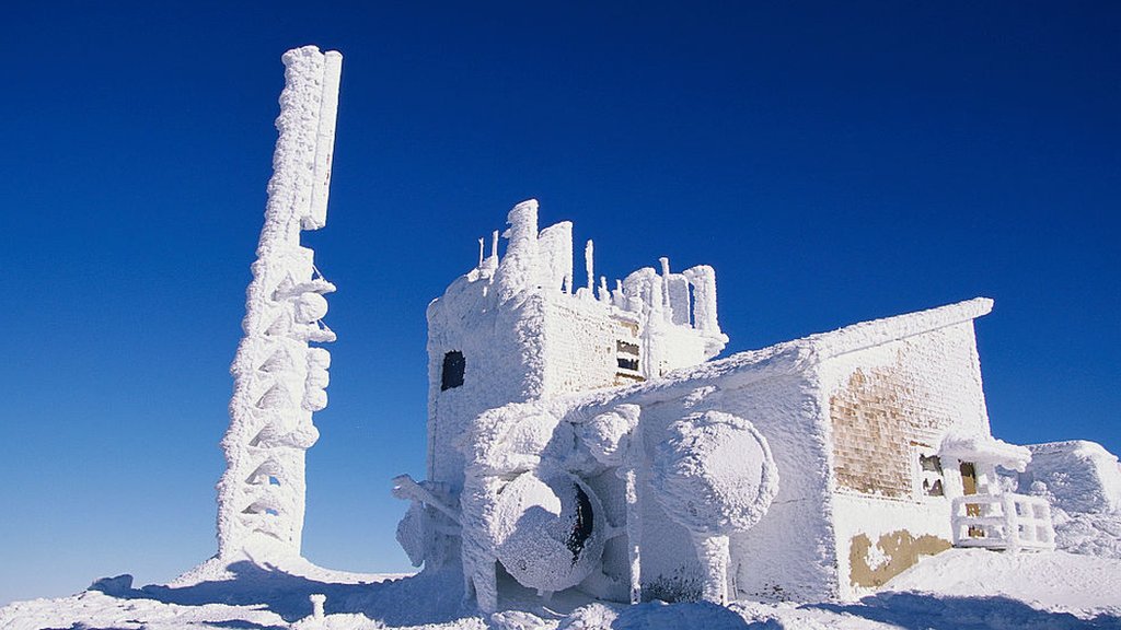 US coldest ever wind chill recorded at Mount Washington CBBC Newsround