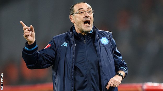 Napoli boss Maurizio Sarri 