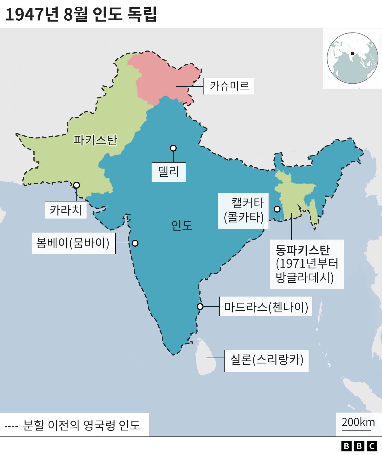 광복절: 인도에서도 8월 15일에 독립을 기념한다. 75년 전 인도에선 무슨 일이 있었나 - BBC News 코리아