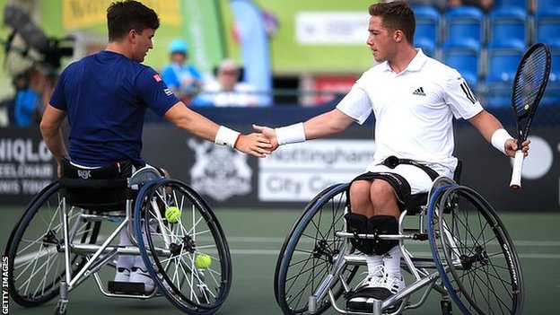 Hewett & Reid reach wheelchair doubles final