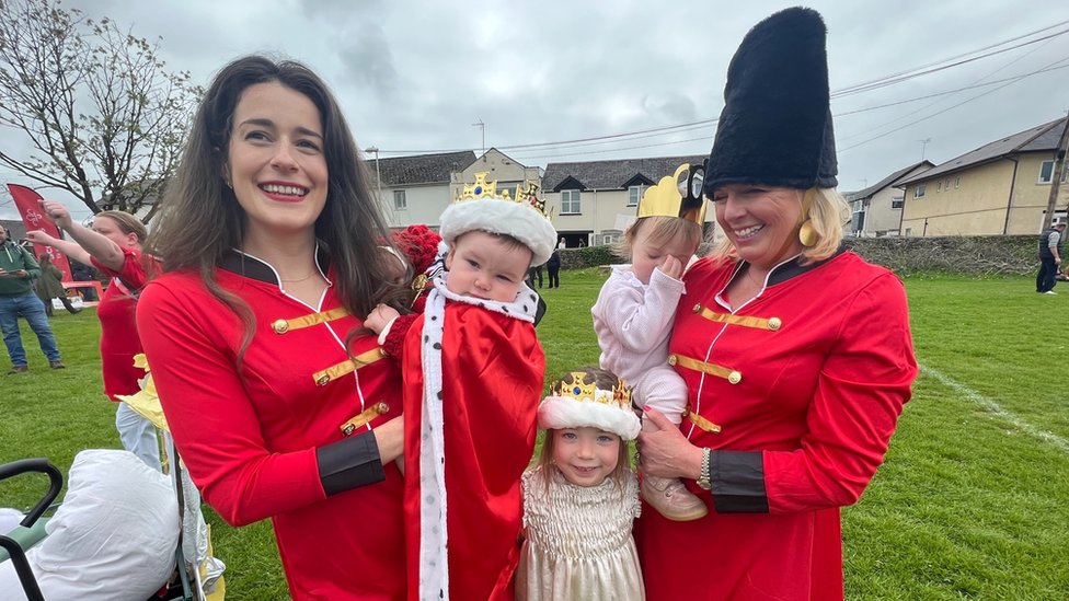 Bunting out at royal street parties across Wales