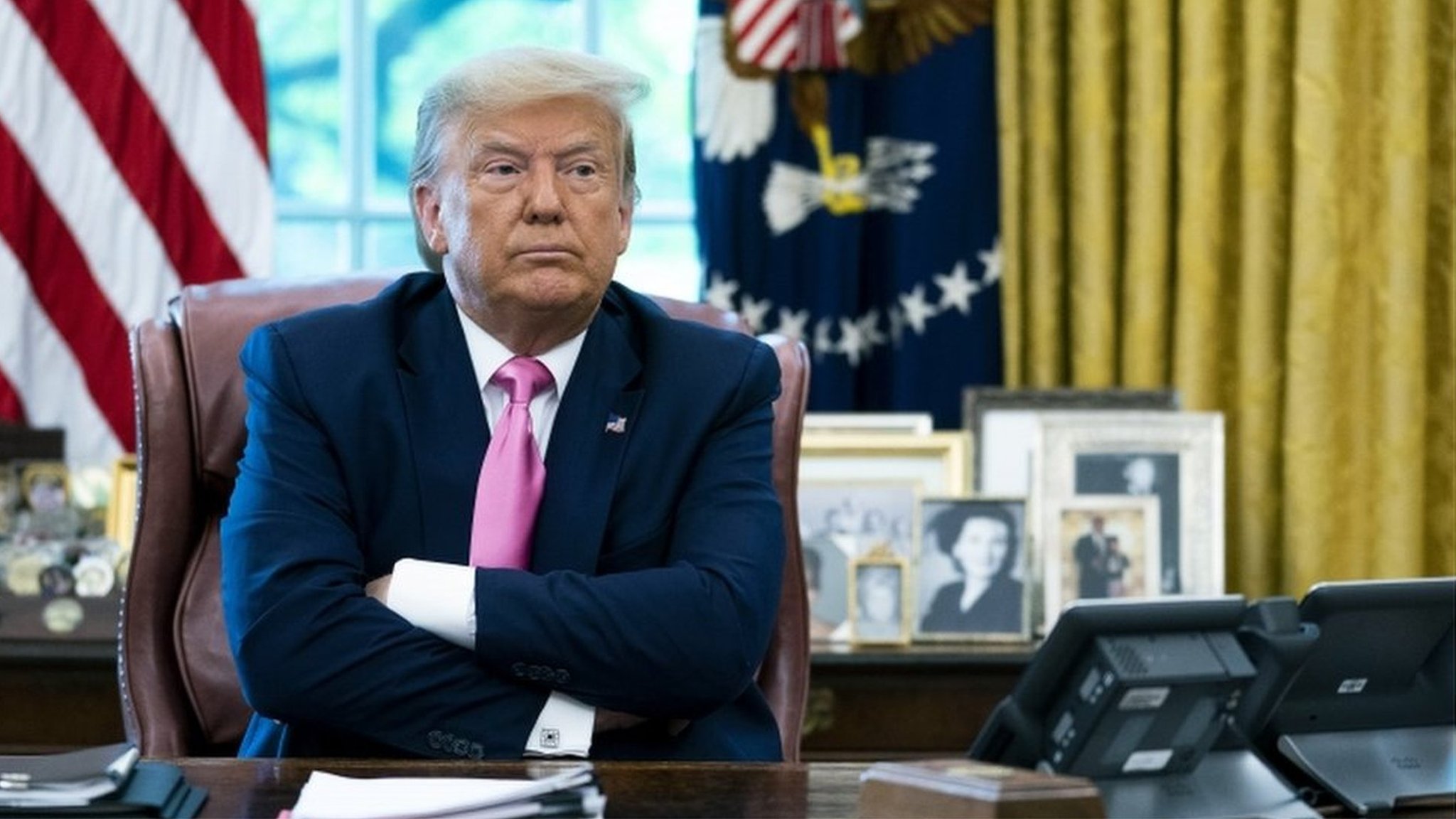 トランプ米大統領、「大量の」連邦職員を派遣方針 都市の犯罪対策強化