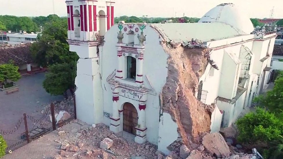 Mexico earthquake: Drone reveals aftermath