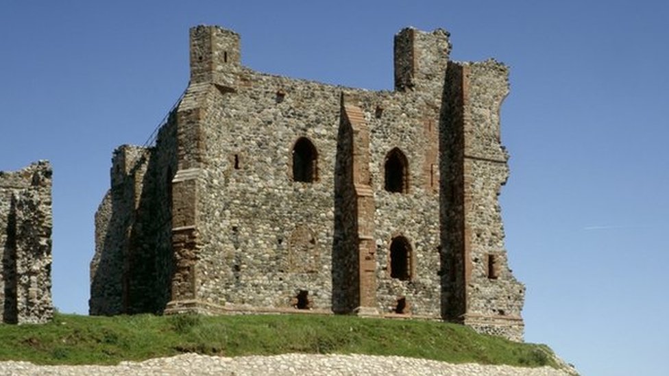 Coastal castles at risk from climate change