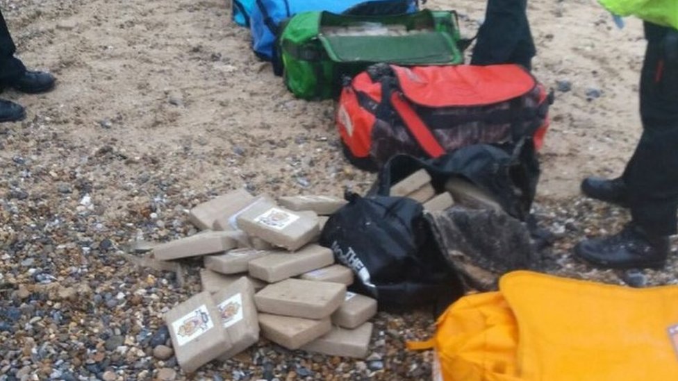 £50m of cocaine found on Norfolk beaches