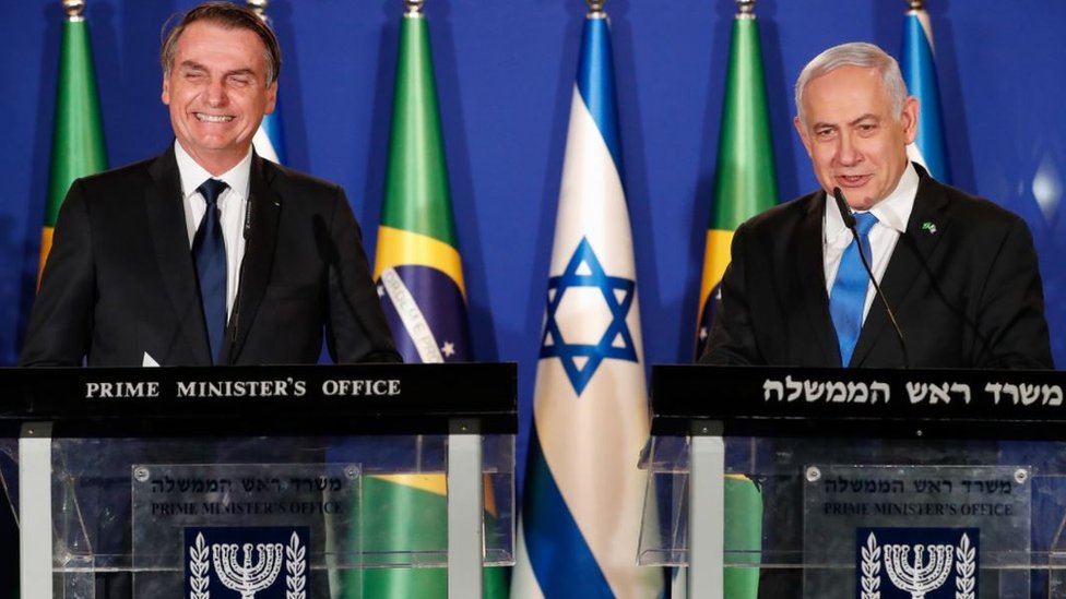 Por que a bandeira de Israel em atos pró-Bolsonaro 'racha' comunidade  judaica - BBC News Brasil