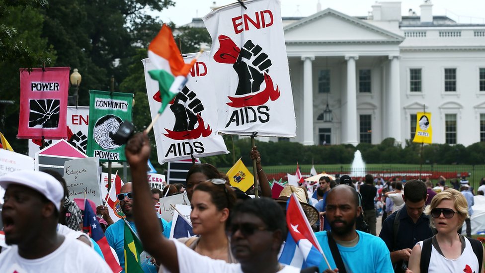 Activistas VIH/sida