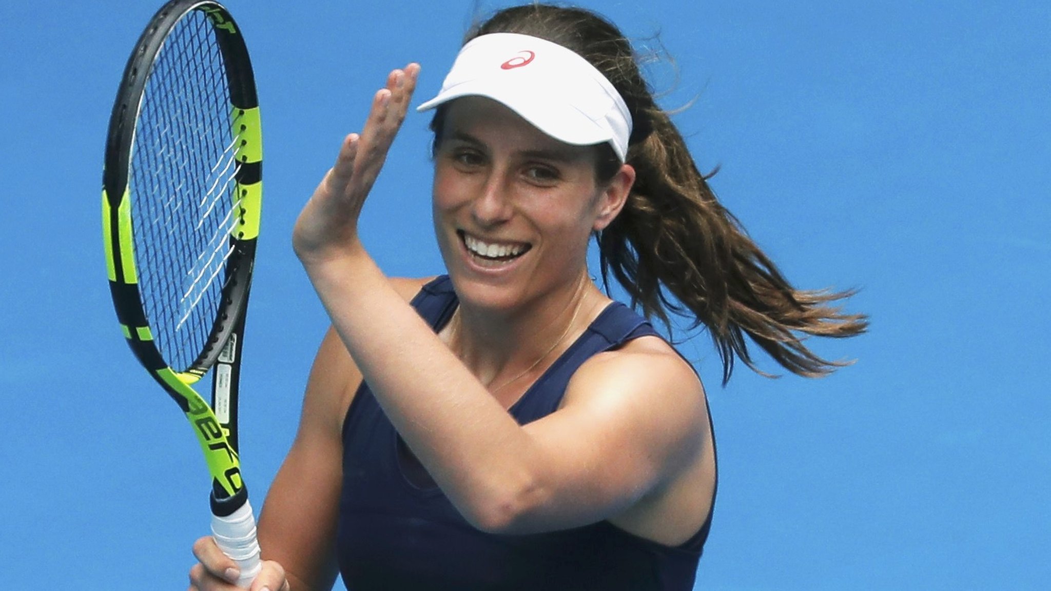 Konta 'as prepared as possible' for first Serena meeting
