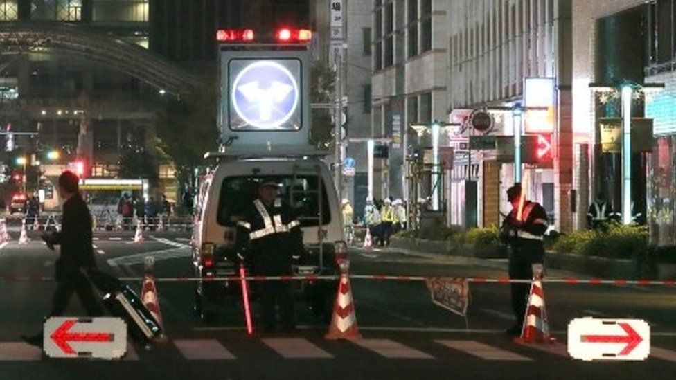 Jalan amblas di Jepang