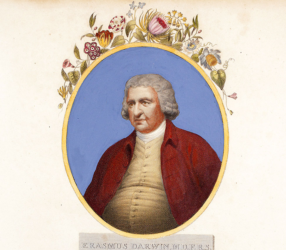 Retrato de Erasmus Darwin 