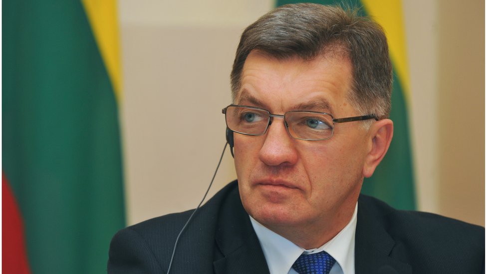 Lithuanian Prime Minister Algirdas Butkevicius