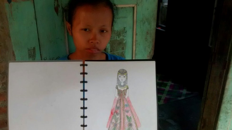 'Cah bodoh' dari Pekalongan dengan gambar sketsa 'luar biasa'