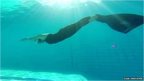 Natalia Molchanova freediving in 2014