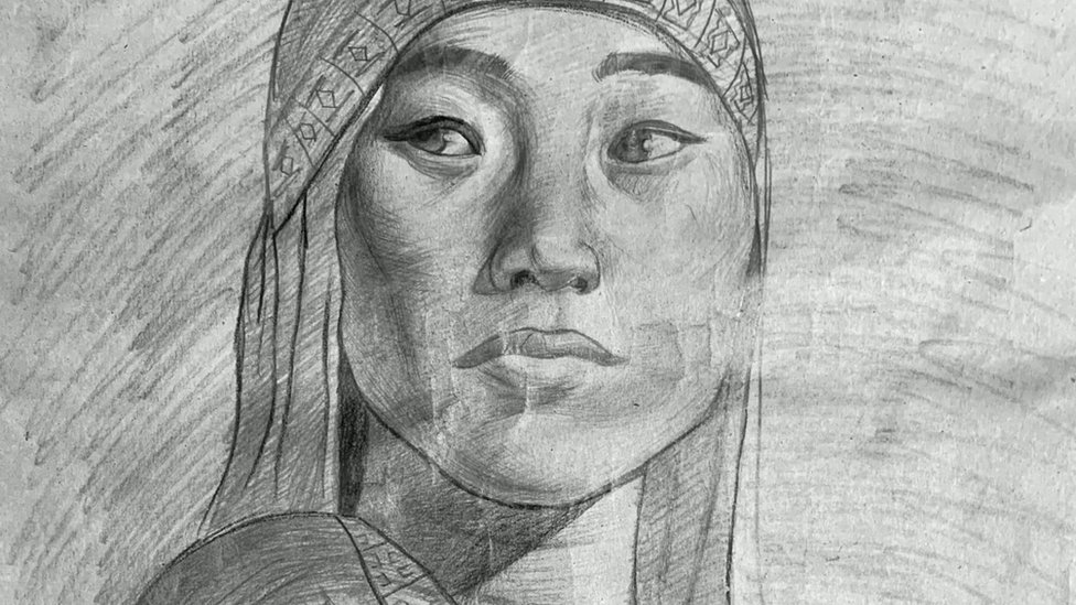 Jinsiy pozalarda turgan seksual qizlar