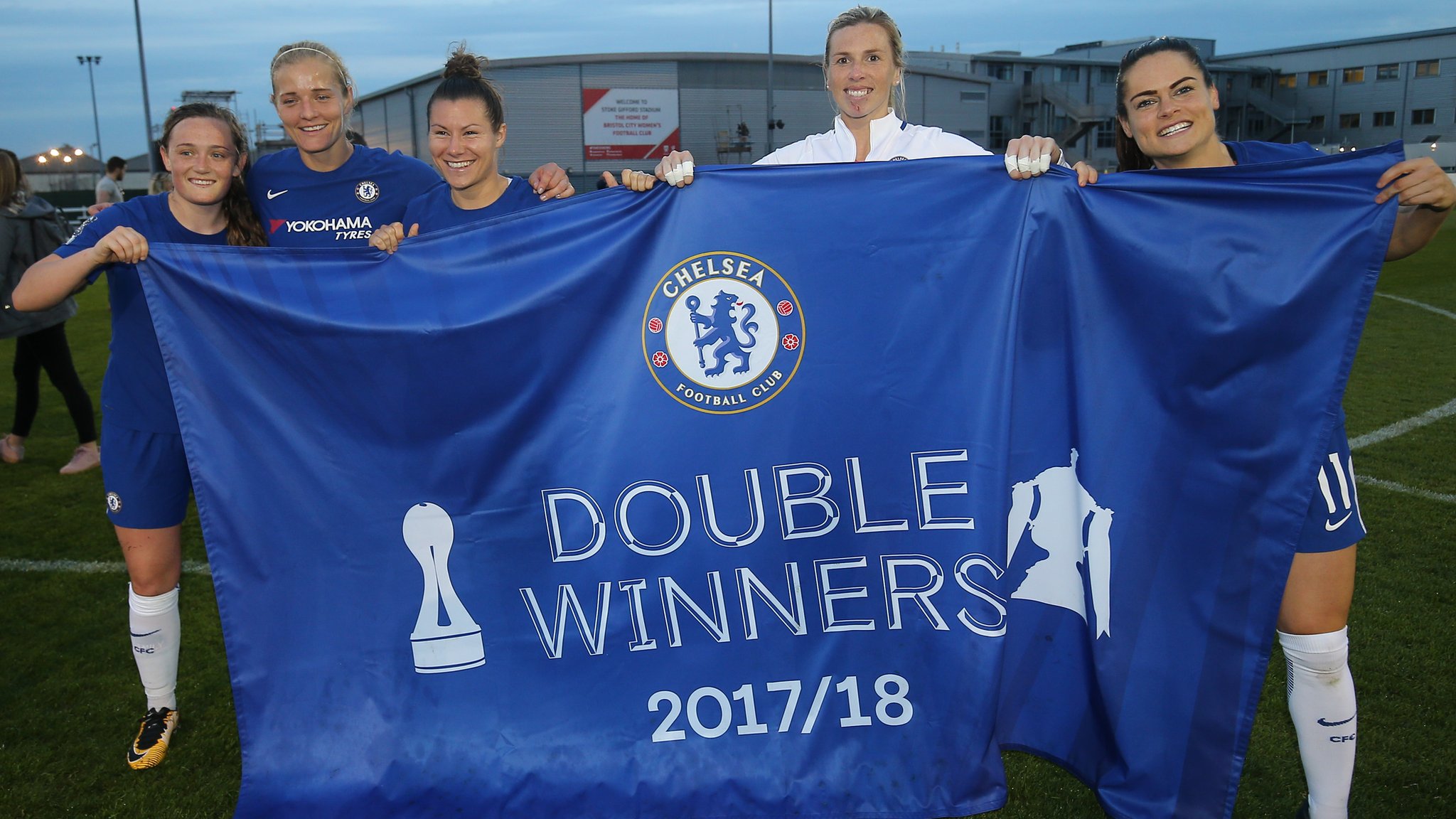 Chelsea Ladies win WSL title to complete domestic double