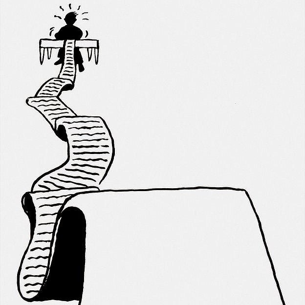 Señorsito escribiendo