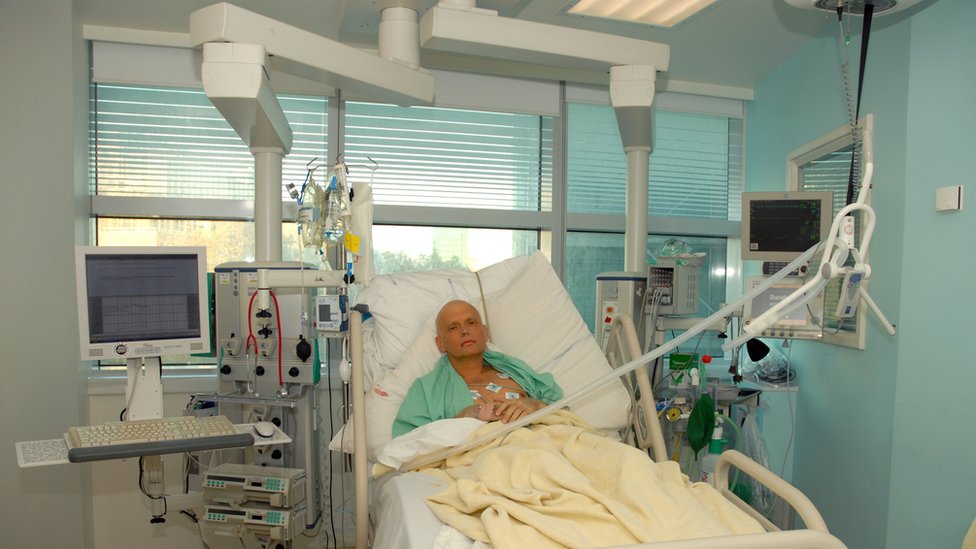 Litvinenko en el hospital