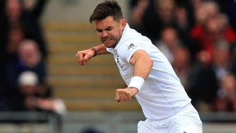 England on top after Anderson burst