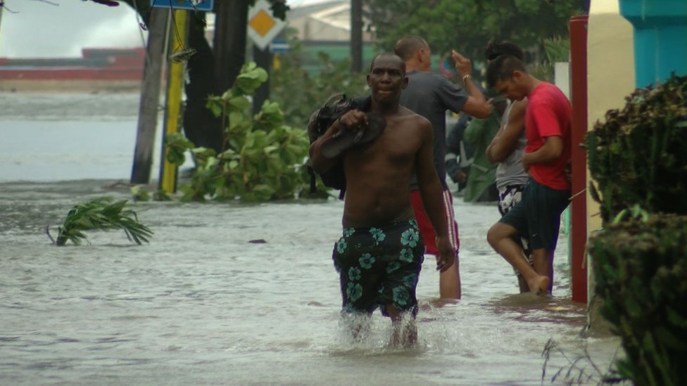 Hurricane-hit Havana