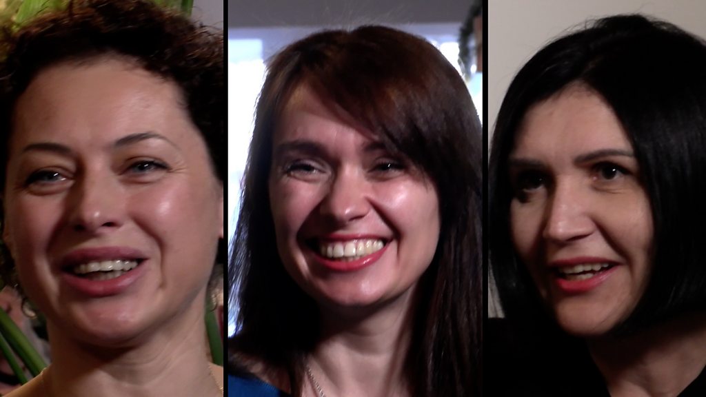 Ukrainian women on culture shock of moving to UK