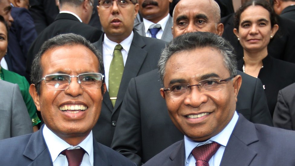 East Timor's President Ruak and Prime Minister Araujo