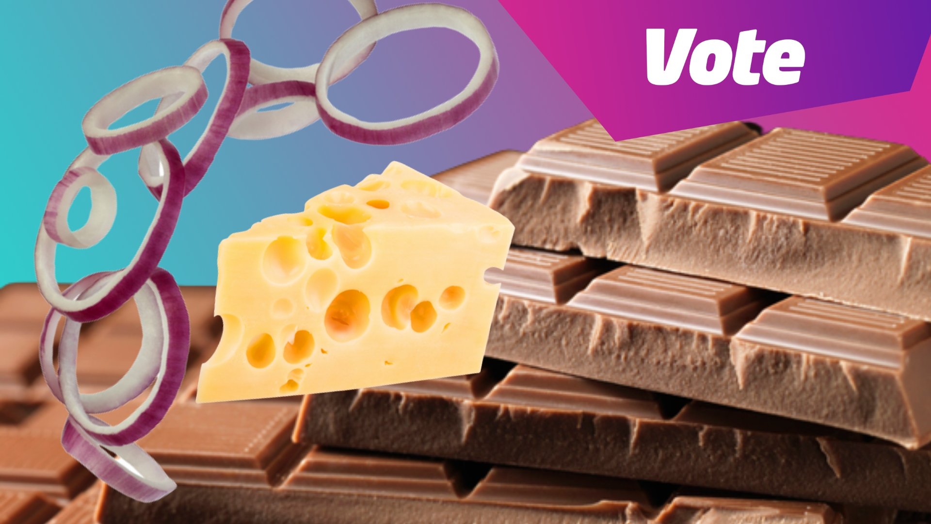 Weird food mashups Would you eat cheese and onion chocolate? CBBC