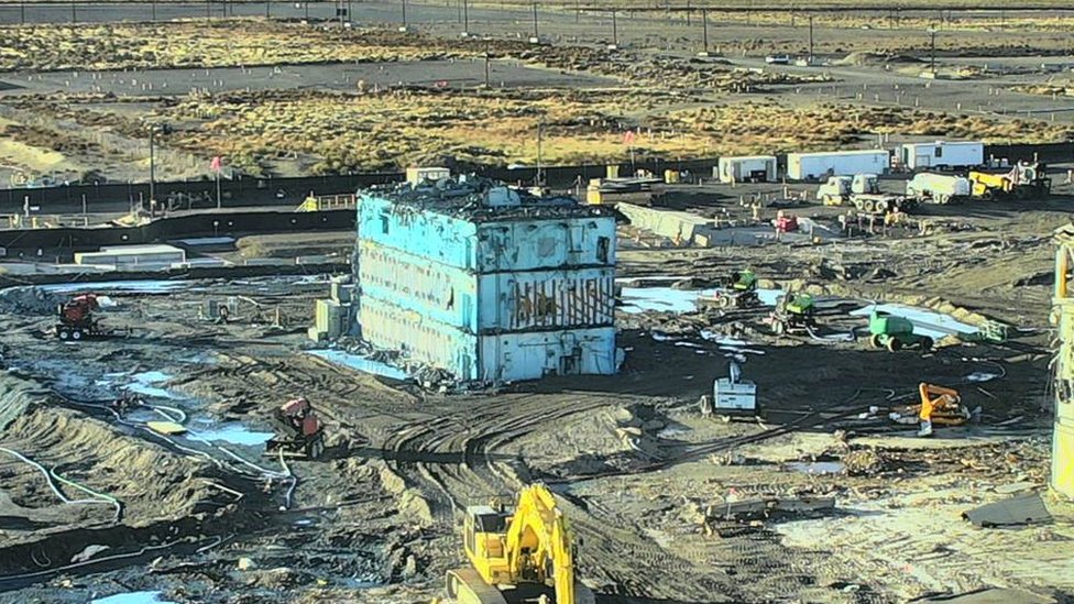 Tanque en Hanford Site (Foto: cortesía Hanford Site)