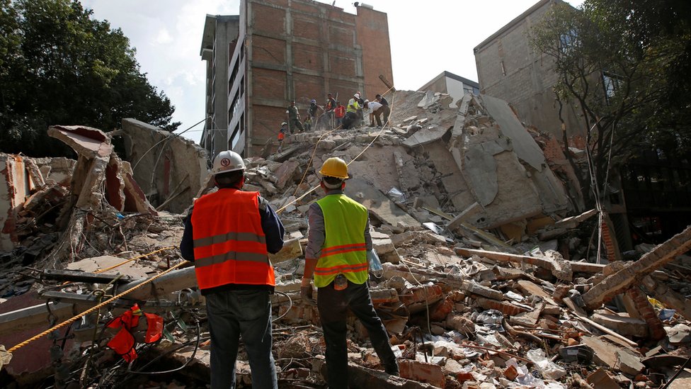Terremoto en México en septiembre de 2017.
