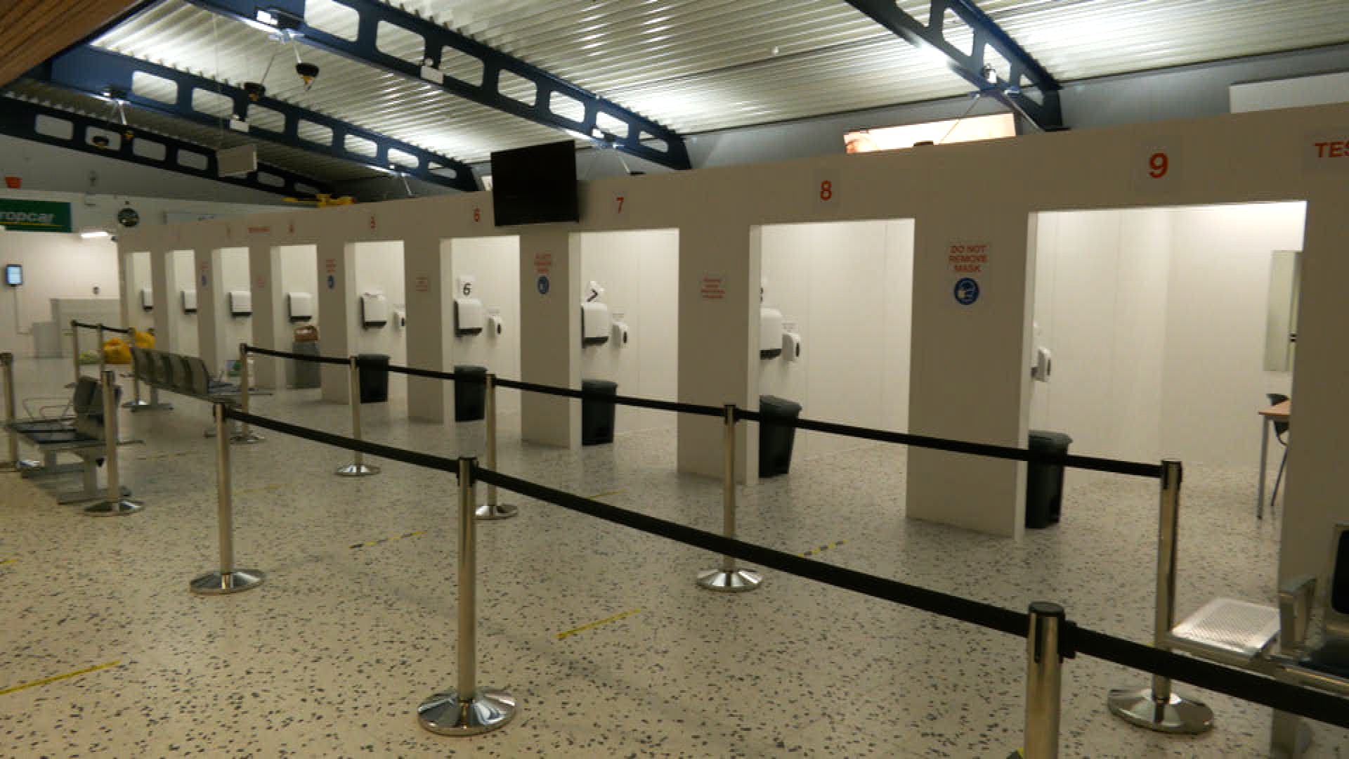 Airport to remove Covid-19 testing facility