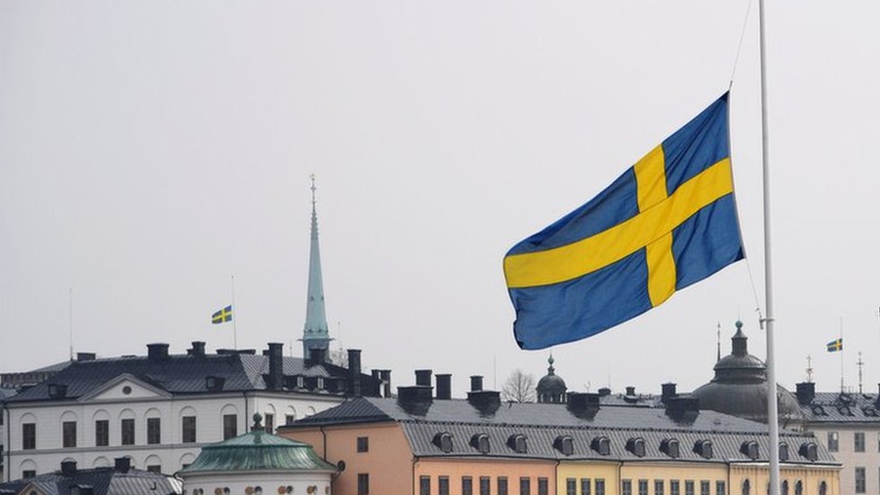Stockholm attack: Sweden holds minute's silence for victims